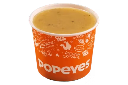 Popeyes Cajun Gravy Dippin Sauce 16oz container